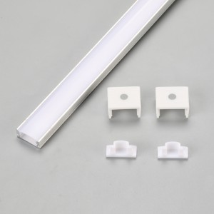 Faoi stiúir stiallacha dochta SMD5050 SMD5630 próifíl alúmanaim próifíl PC clúdach stiall LED do sholas barra LED