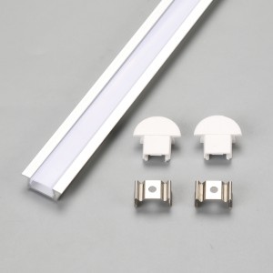 Próifíl LED alúmanaim do bharra solais LED